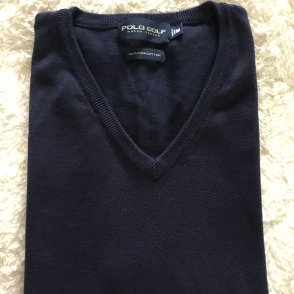 Polo Golf Ralph Lauren V-Neck Sweater Vest - Picture 1 of 6